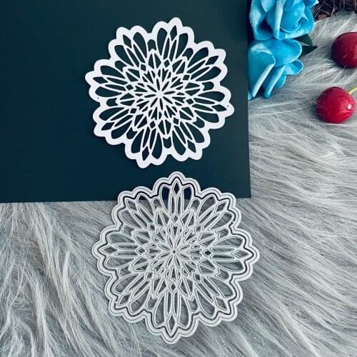 Round circle lace doily flower Metal Cutting Dies DIY Scrapbook Paper Cards Embossed Decorative Craft Die Cut handmade craft