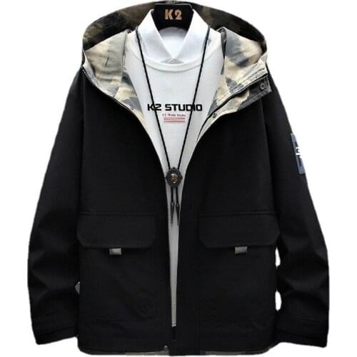 Spring Autumn Letter Casual Jacket Men Streetwear Gradient Color Hooded Jackets Men Size M-4XL Hip Hop Patchwork Windbreaker
