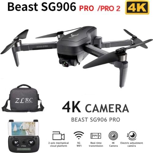 SG906 PRO 2/Max PGPS RC Drone with Camera 4K 5G Wifi 2-axis Gimbal 25mins Flight Time Brushless Quadcopter Professional RC Dron