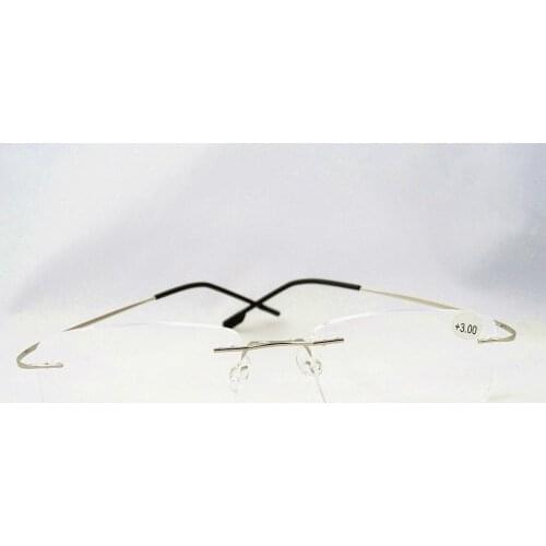 Viodream hot Selling Frameless Ultra Light High Elastic Free Screw Unisex leg Fashion Presbyopic Glasses reading glasses 601