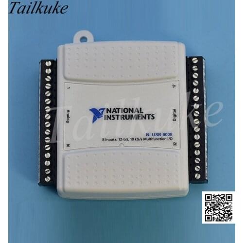 NI USB-6008 Data Acquisition Card Multifunction DAQ 779051-01