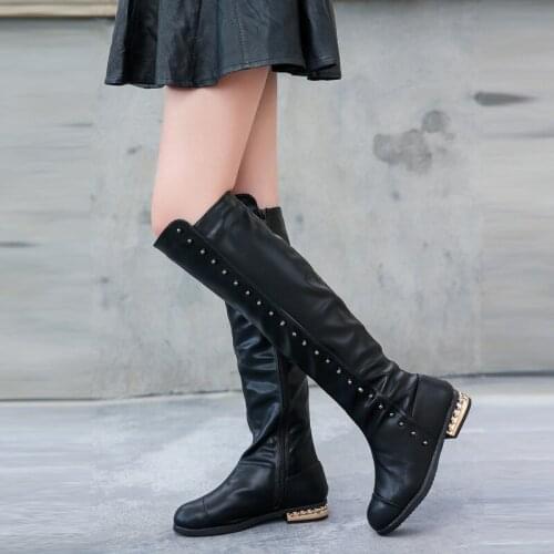 2020 autumn and winter new childrens boots over-the-knee boots and velvet single boots big childrens snow boots