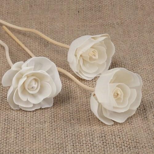 5pcs Artificial Flower Perfume Diffuser Sticks Wavy Rattan Reed Fragrance Diffuser Replacement Refill Sticks Air Freshener Room