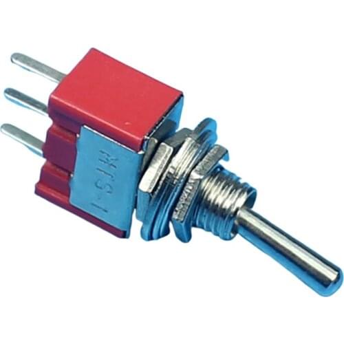 12V Micor Switch Toggle 3PINS 2 Way ON ON 3 Way ON OFF ON 120VAC 6A M6 Mounting Mini Toggle Switches