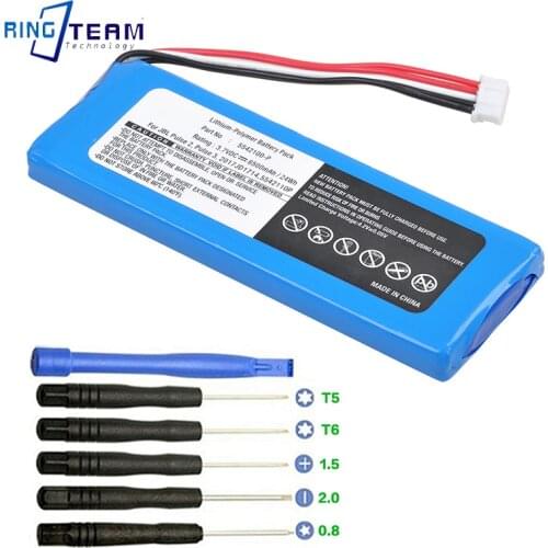 Suitable For JBL Puise2, Puise3, 2017JD1714, 5542110P, 3.7V Large Capacity 6500mAh GSP5542100-P Lithium Polymer Battery Pack