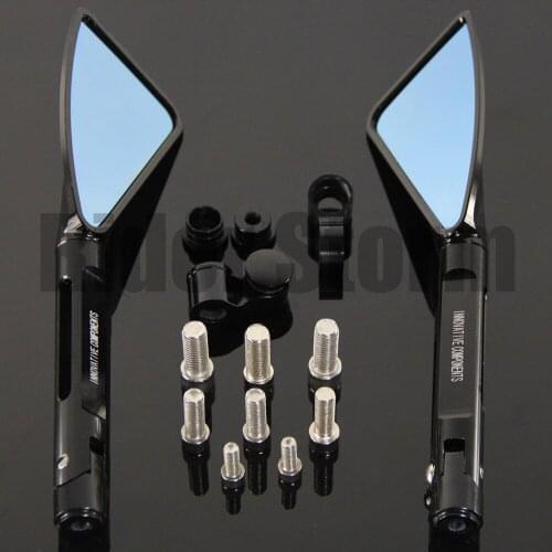 Riderjacky For Kawasaki ZX6R/636 2007-2017 2011 2012 2013 2014 2015 2016 Aluminum CNC Motorcycle Side Mirror Rearview Mirrors