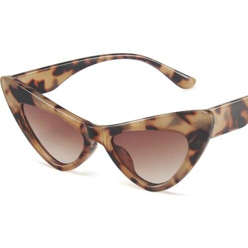 2021 Small Frame Sunglasses Women Fashion Cat Eye Sun Glasses Men Retro Brand Design Wild Street Eyewear UV400