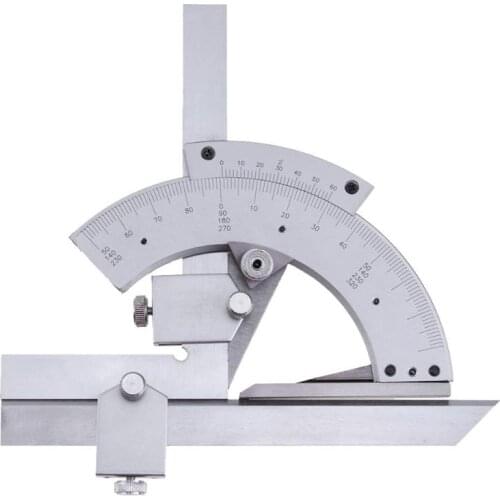 Universal Protractor 0-320 Degree Precision Goniometer Angle Measuring Finder Ruler Tool Woodworking Measuring Tool
