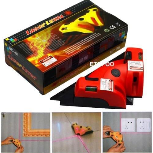 2 Colors Right Angle 90 Degree Vertical Pro Vertical Horizontal nivel laser level Line Projection Square Level