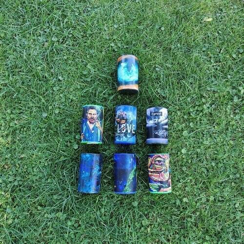 HORNET Vacuum Sealed Jar Acrylic Vacuum Jar Lid For Jars Cool Pattern Food Plastic Grains Herb Container Storage Bottle Tank