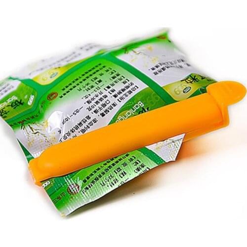 5pcs /1set Food Bag Clips Ortable New Kitchen Storage Food Snack Sealer Clamp Food Close Clip Seal Kitchen Tool
