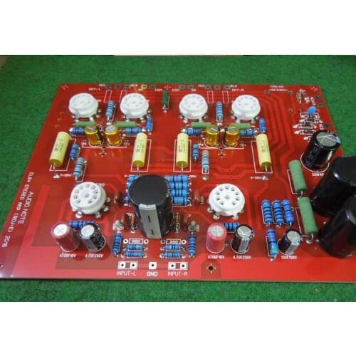 ZEROZONE High Quality Hi-End Stereo Push-Pull EL84 Vaccum Tube Amplifier PCB DIY Kit Ref Audio Note PP Board