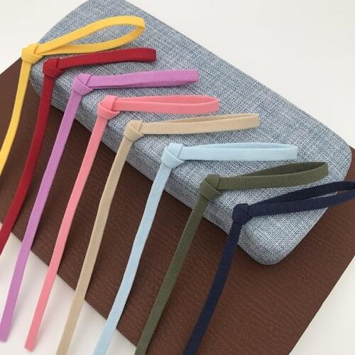 20 meter 5mm Colourful Sewing Elastic Band High Elastic Band for clothes Waist Band Stretch mask Rope Hair Elastic Ribbon