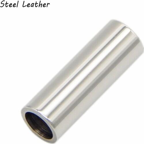 20pcs/lot engrave logo hole:2/3/4/5/6/mm Stainless Steel Strong Magnetic Clasps Leather Cord Bracelets Clasp Connectors Jewelry