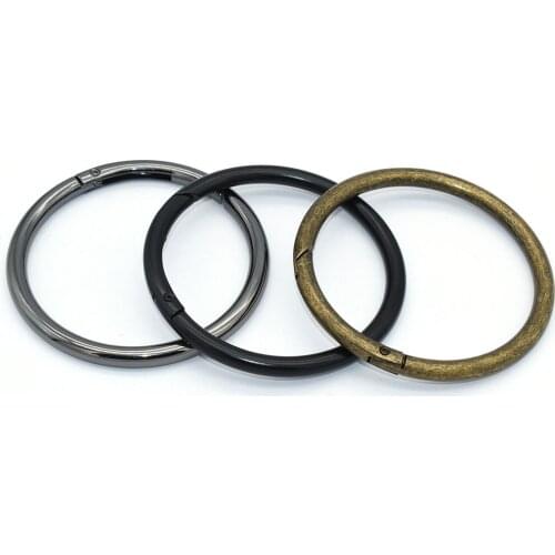 62mm Large Spring Ring Round Spring Gate Ring Spring Ring Clasp Snap Hook Gate O Ring High quality Push Snap Hooks for Purses