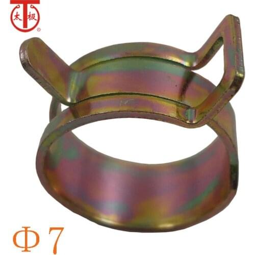 7 ) Q673B ( QC621 ) Steel strip type elastic ring hoop ( Pipe clamp ) 50 pieces/lot