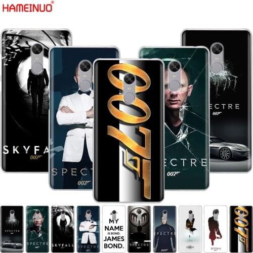 HAMEINUO 007 Spectre James Bond Skyfall Cover phone Case for Xiaomi redmi 5 4 1 1s 2 3 3s pro PLUS redmi note 4 4X 4A 5A