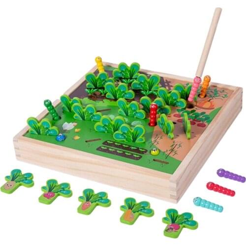 Pulling Carrot Toy Montessori Toy Early Preschool Toys for 4-6 Year Old Kids Preschool Learning Fine Motor Skill