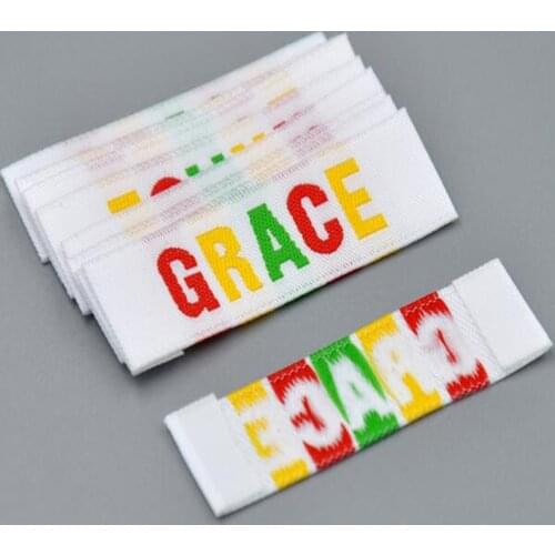 \customized garment labels 1000pcs/lot separate cut custom textile labels private obaowoven and tags for clothing