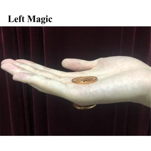Magnetic Mexican 20 Centavo Coin Magic Tricks (Super Strong, 2.86cm, Copper) Close Up Street Stage Magic Props Gimmick Accessory
