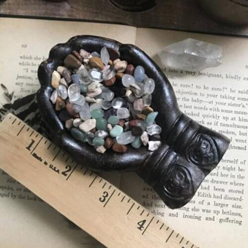 Creatives Magics Aromas Diffuser Wishing Stone Holder Portable Storage Box for Home Decoration HFing