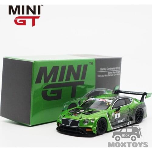MINI GT 1:64 Bentley Continental GT3 #7 2020 Liqui-Moly RHD Diecast Model Car