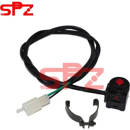 22mm 7/8 Motorcycle Kill Stop Switch Red Push Button Horn Starter For Dirt Bike KTM ATV 1pc
