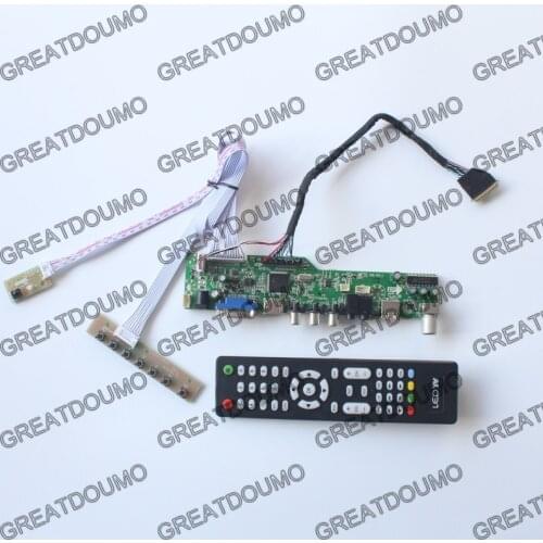 M6V5 LCD TV controller board support TV AV VGA Audio USB HDMI-Compatible for 1600X900 LTN156KT02-C01 B140RW02 V.1 B173RW01 panel