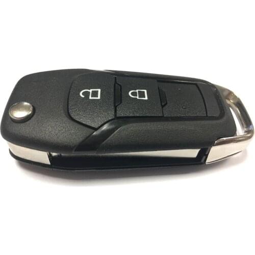 For Ford Ranger T6 Remote Fob 2015-2019 1pc Replace 2 Button Flip Key Case Replacement Accessories Parts