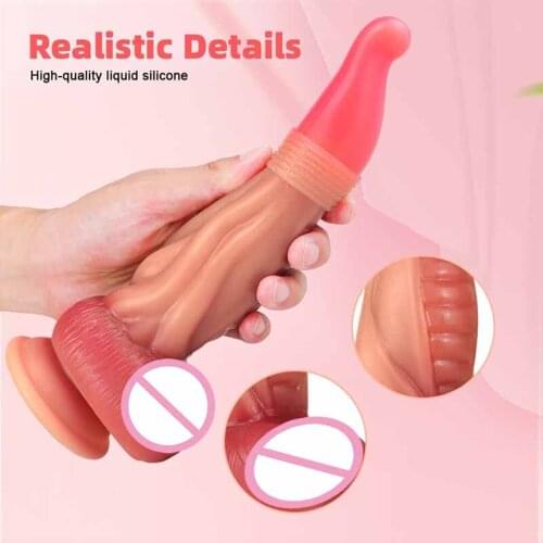 Silicone Super Huge Animal Dildo Realistic Female Masturbator Big Dick Big Penis G Spot Stimulate Thick Dildo Sex Toys for Women