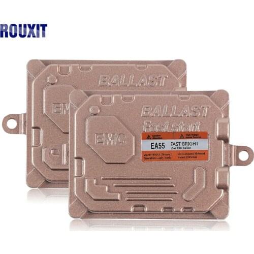 2PCS AC 55W EMC Digital HID Xenon Ballast Replacement Ignition Block For Car HID Conversion Kit Replacement Light Bulb Universal
