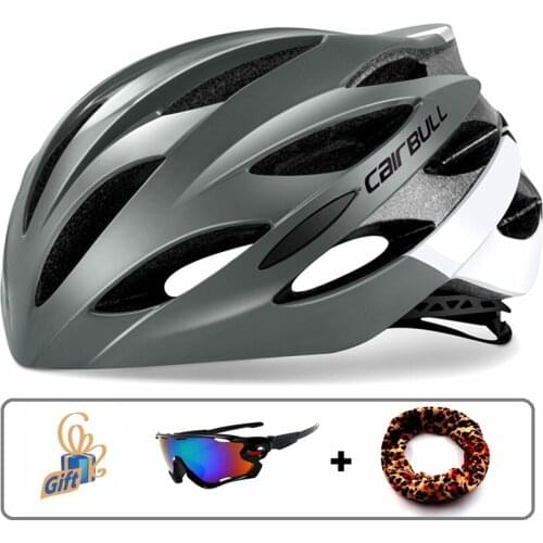 Cairbull Ultralight Cycling Helmets with Sunglasses Gift Intergrally-molded MTB Bicycle Helmet Racing Mountain Road Bike Helmet