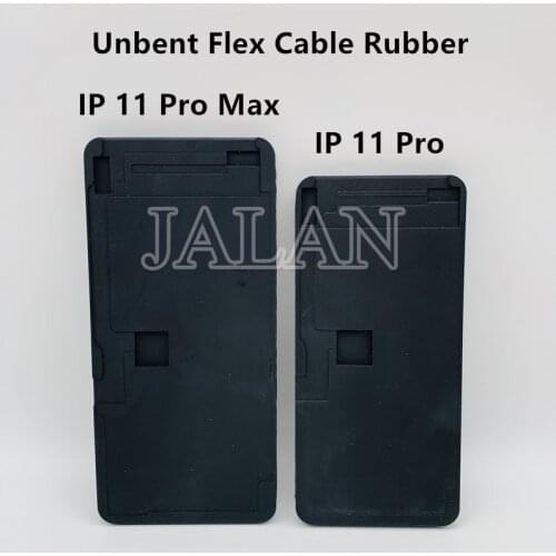 Black Rubber Mat for IP 11 PRO MAX/11Pro/X/XS/XR LCD display glass oca Unbent flex laminating block mat use repair tool