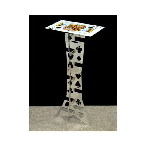 Magic Folding Table (Alloy)- Silver color(poker table) Magicians best table,magic trick,stage magic,illusions,Accessories