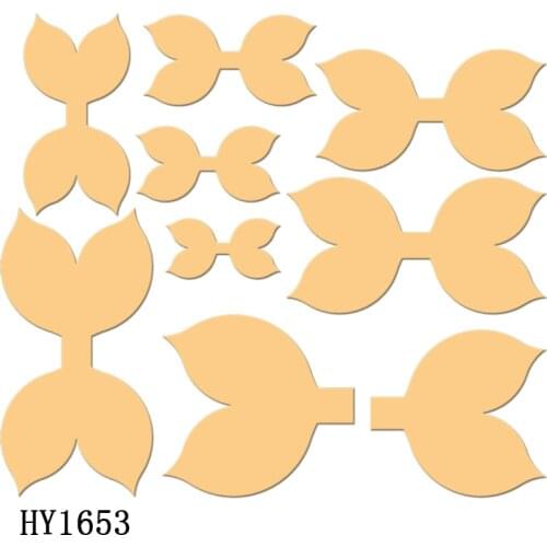 Bow Tail Cutting Dies HY1653 Wooden Dies Suitable for Common Die Cutting Machines on the Market
