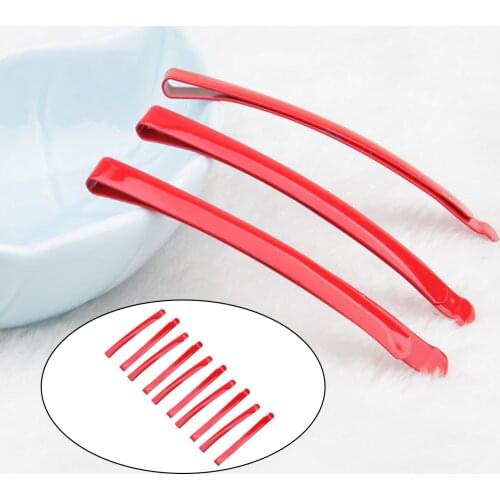 10 Pack Anime Red Hairpins Flat Style Hair Clips Cosplay Props Headwear for Girl Women Hair Styling Suitable for All Hair Types