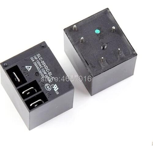 10PCS/lot Power relays SLC-05VDC-SL-A SLC-09VDC-SL-A SLC-12VDC-SL-A SLC-24VDC-SL-A 30A T91 HF2100 4PIN A group of normally open