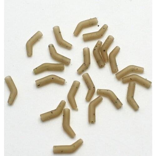 20PCS Carp Fishing Accessories D Rig Aligner For Hair Carp Rigs Hook Line Sleeves Anti Tangle Sleeves Carp Fishing Tackle