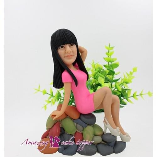 2019 AMAZING CAKE TOPPER Toys My lady is beautiful and charming And Groom Gifts Ideas Customized Figurine Valentines Day