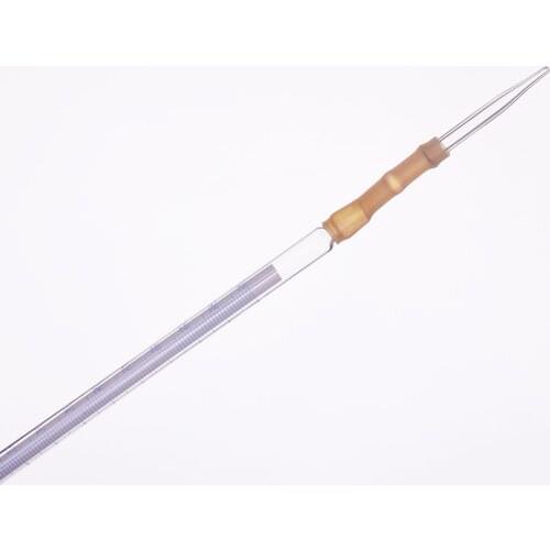 3pcs burette, Class A, Capacity 10ml/25ml/50ml, Blue alkali tube, Experimental alkaline burette, Blue line on white