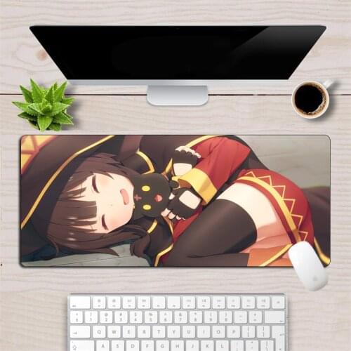 Large XXL Rubber Durable Gaming MousePad Anime Sexy Girl Mouse Pad Gamer Laptop Desk Mat Locking Edge Computer Keyboard pad