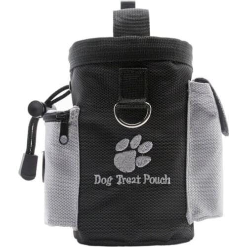 DAINCHOUL Outdoor Pet Dog Traning Treat Bag Travel Food Treat Bag Portable Pet Dog Cat Food Container Bag