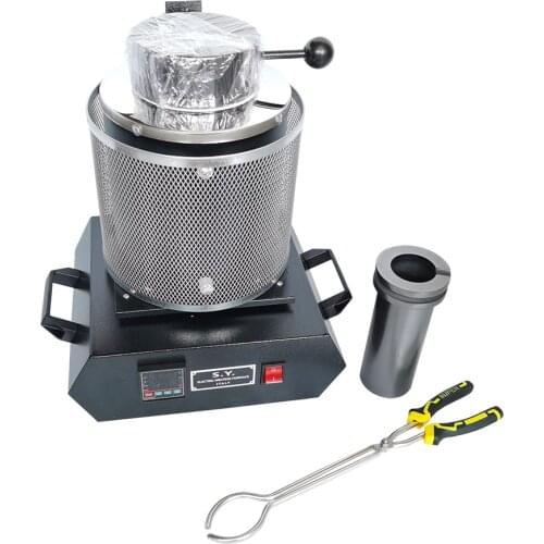 Electric Jewelry Melting Furnace 1KG/2KG/3KG, Aluminum, Copper, Gold, Lead, Silver, Induction melting ovan furnace