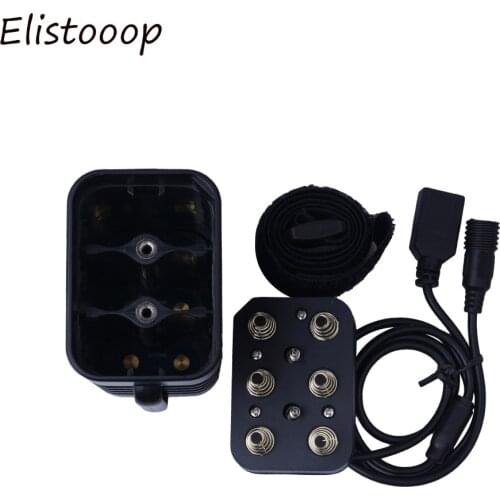 Elistooop 6x 18650 Battery Storage Case Box Holder Waterproof DC 8.4V USB For Bike LED Light Cell Phone