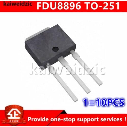 Kaiweikdic New imported original FDU8896 30V 94A TO-251 Common field effect transistor with high current and high power