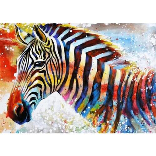 Full Square/Round drill 5D DIY Diamond embroidery Colored horse Diamond Painting Cross Stitch Rhinestone Mosaic decor gift L32