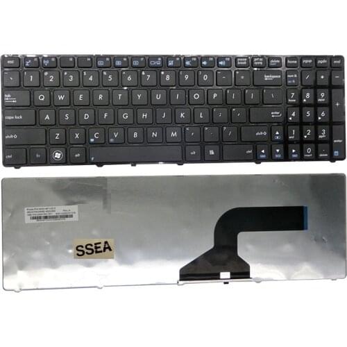 SSEA New US Keyboard For ASUS N50 A53 A52 U50 G51 N51 N52 G73 k53 N53 N60 N61 N53 N53S N53SV K52F K53S K53SV K72F Keyboard