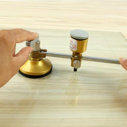 Compass Diamond Roller Type Cutter Draw Marking Tile Measuring Practical Tool for Glass