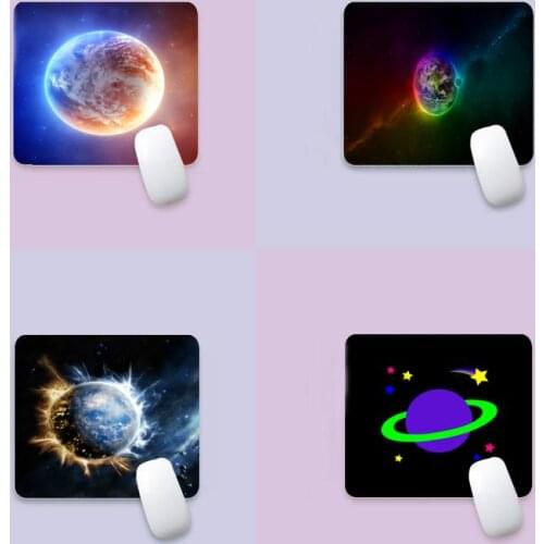 Earth Planet Beautiful Anime Mouse Mat Edge Native Rubber Special Game Mouse Pad Polyethylene Table Mat Non Slip