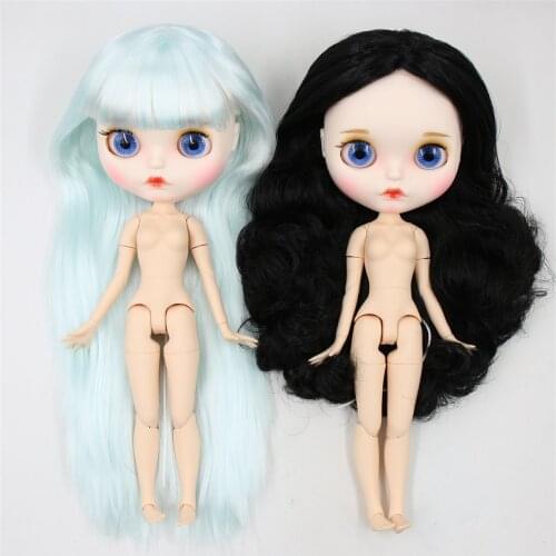 ICY DBS Blyth Doll 1/6 30cm toy bjd joint body matte face naked doll white skin random eyes colors